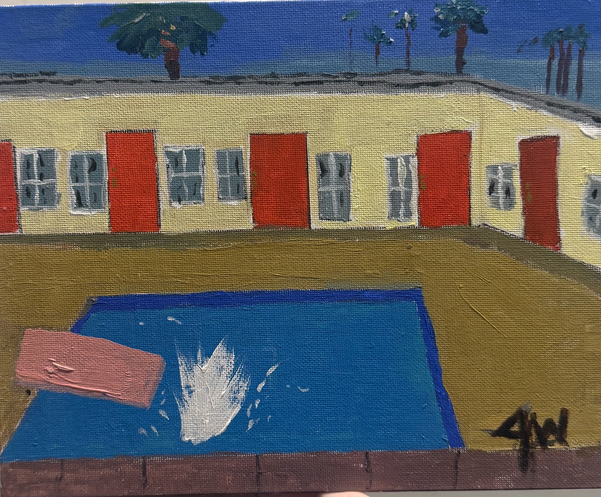 The Biggest Splash (A Tribute to David Hockney) by Jordan